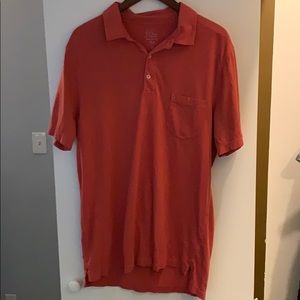 J Crew Men’s LT Red Polo